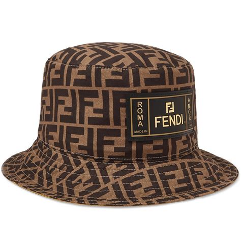 fendi bucket hat mens|fendi fuzzy bucket hat.